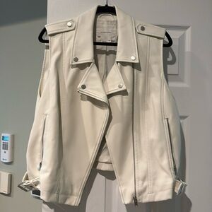 From Anthropologie-Gorgeous Faux leather Vest